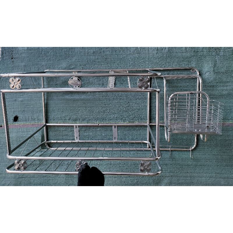 Kệ chén inox 2 tầng
