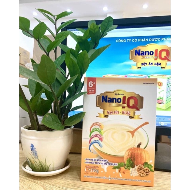 Bột Ăn Dặm Nano IQ Hương Vị Tư Nhiên Giữ Trọn Dinh Dưỡng