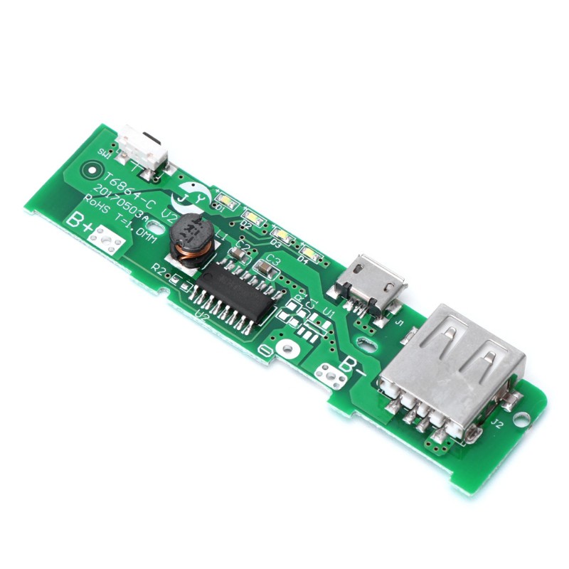 Mô Đun Sạc Pin Dự Phòng Pcb 5v 2a Usb 5v Cho Pin 18650