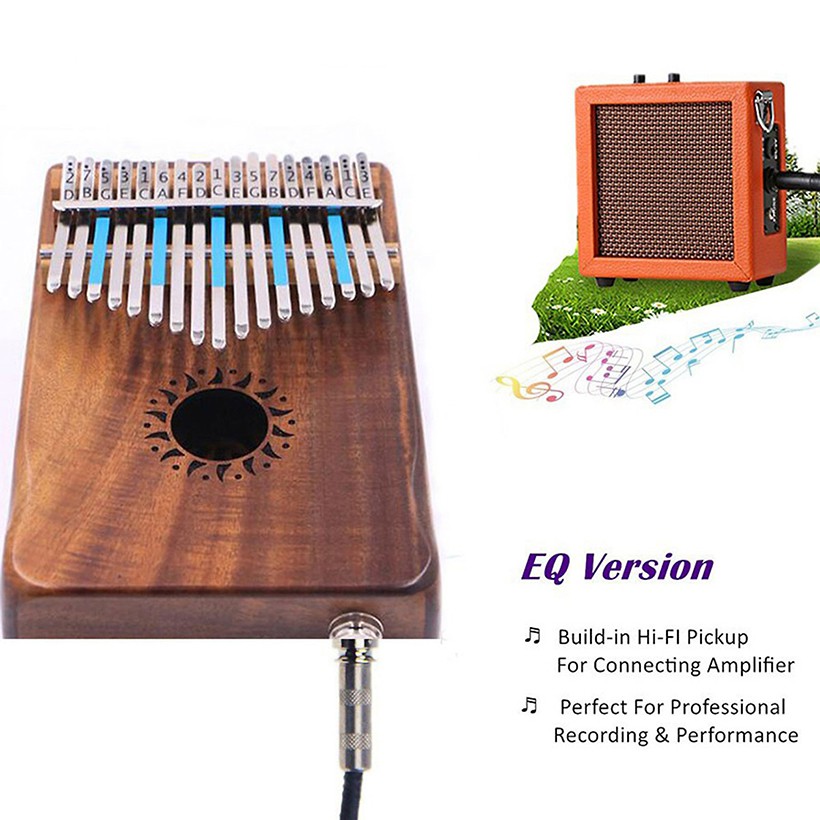 ( SALE ) ĐÀN KALIMBA WALTER 17 PHÍM WK-17NMEQ PIANO LOVERS PHÂN PHỐI ( CÓ EQ ) - HÀNG CÓ SẴN