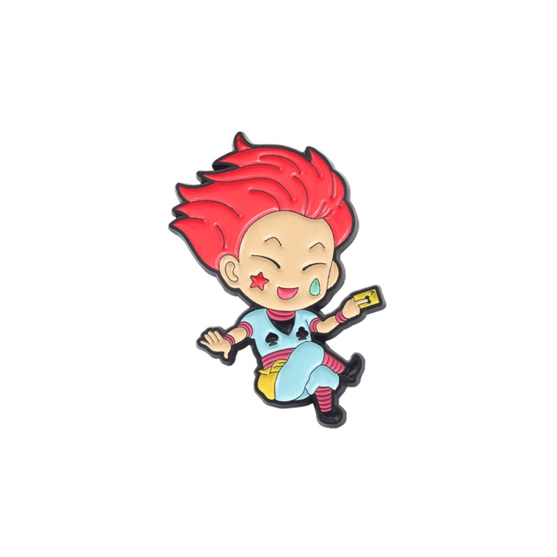Huy Hiệu Kim Loại Họa Tiết Anime HUNTER×HUNTER GON FREECSS Hisoka