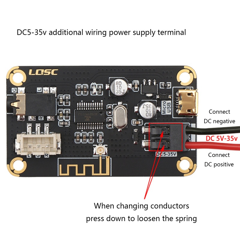 Bộ Khuếch Đại Âm Thanh Không Dây Trên Xe Hơi NAMA Kết Nối Bluetooth 2 Đầu Thu