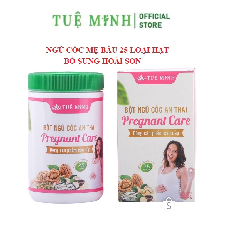 Ngũ Cốc An Thai Tuệ Minh 25 Loại Hạt hộp 500 gram, tốt cho mẹ bầu