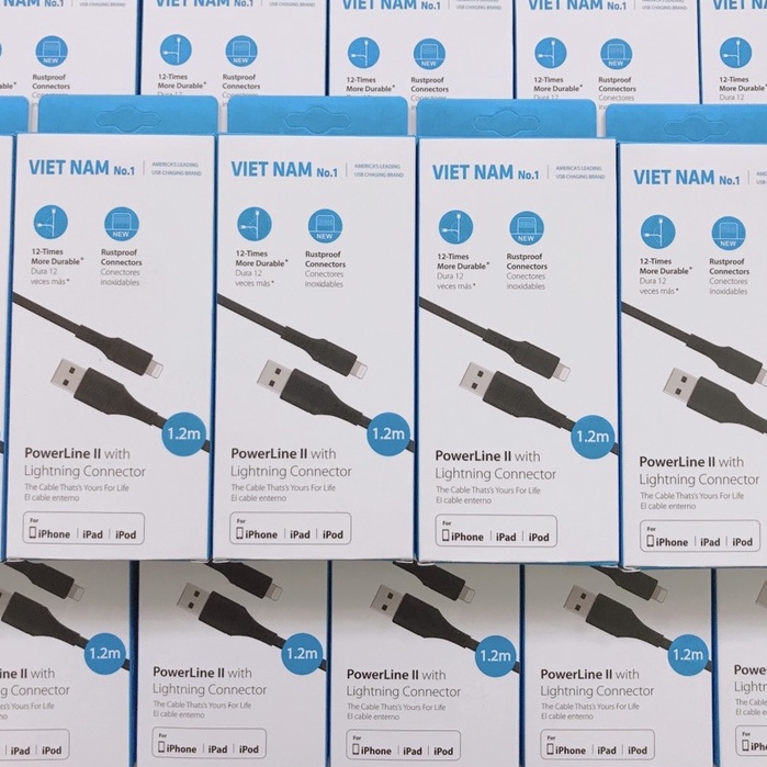 Dây sạc nhanh STP VN No1 Cáp sạc IP 15W 1m2 xịn sò dùng cho tai nghe bluetooth sạc dự phòng IP 7|8|X|XS|XSMAX|11|11Pro|6
