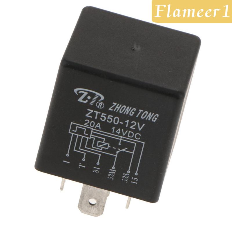 Rơ Le Gạt Nước Kính Chắn Gió Ô Tô Có Công Tắc Cao DC12V 20A 1