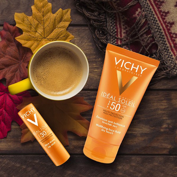 Kem Chống Nắng Không Nhờn Rít SPF 50 UVA +UVB Vichy Ideal Soleil Mattifying Face Fluid Dry Touch 50ml - Khongcoson