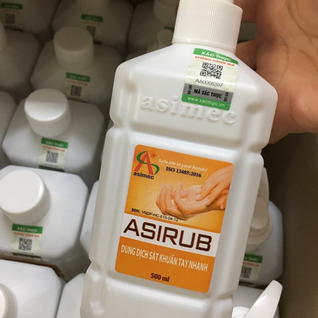 Nước rửa tay khô Asirub 500ml