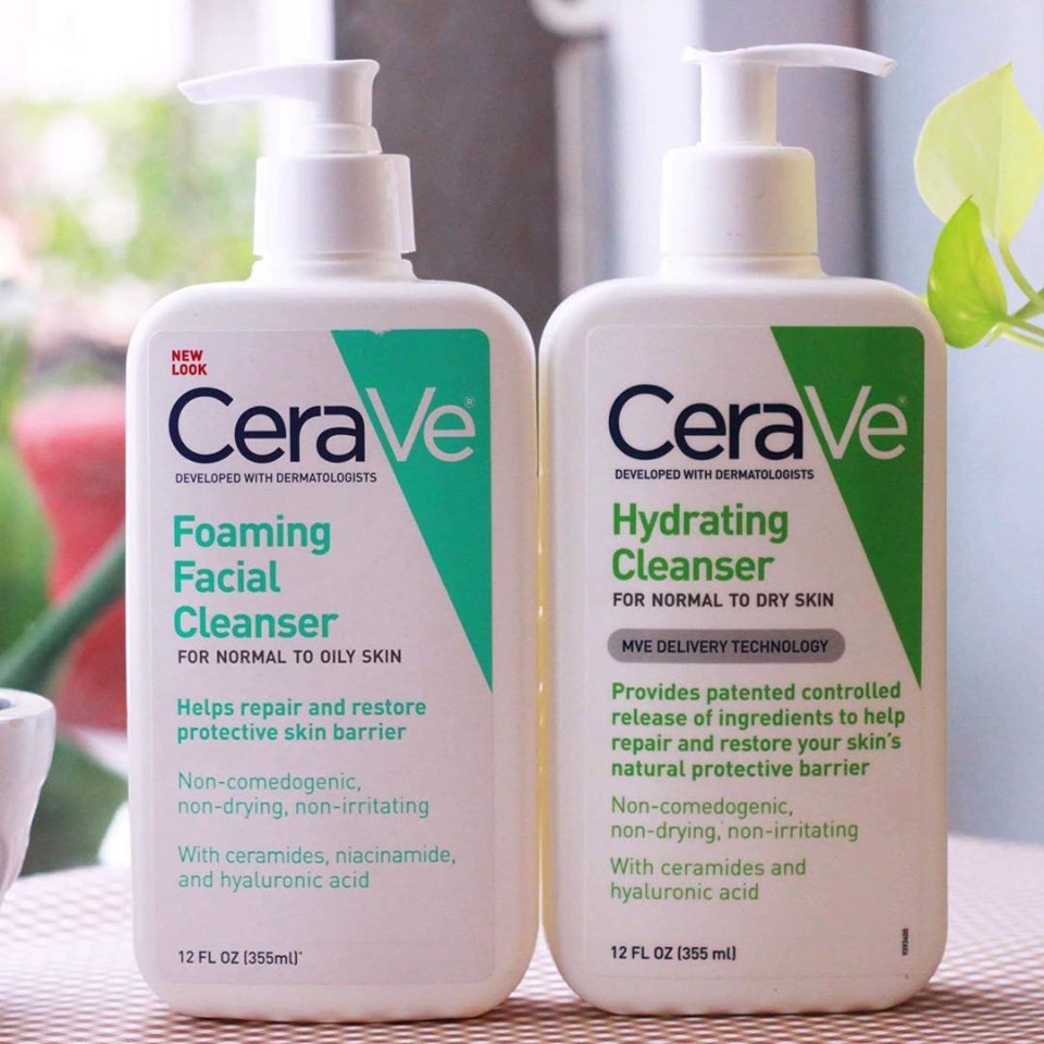 Sữa rửa mặt CeraVe Foaming Facial Cleanser