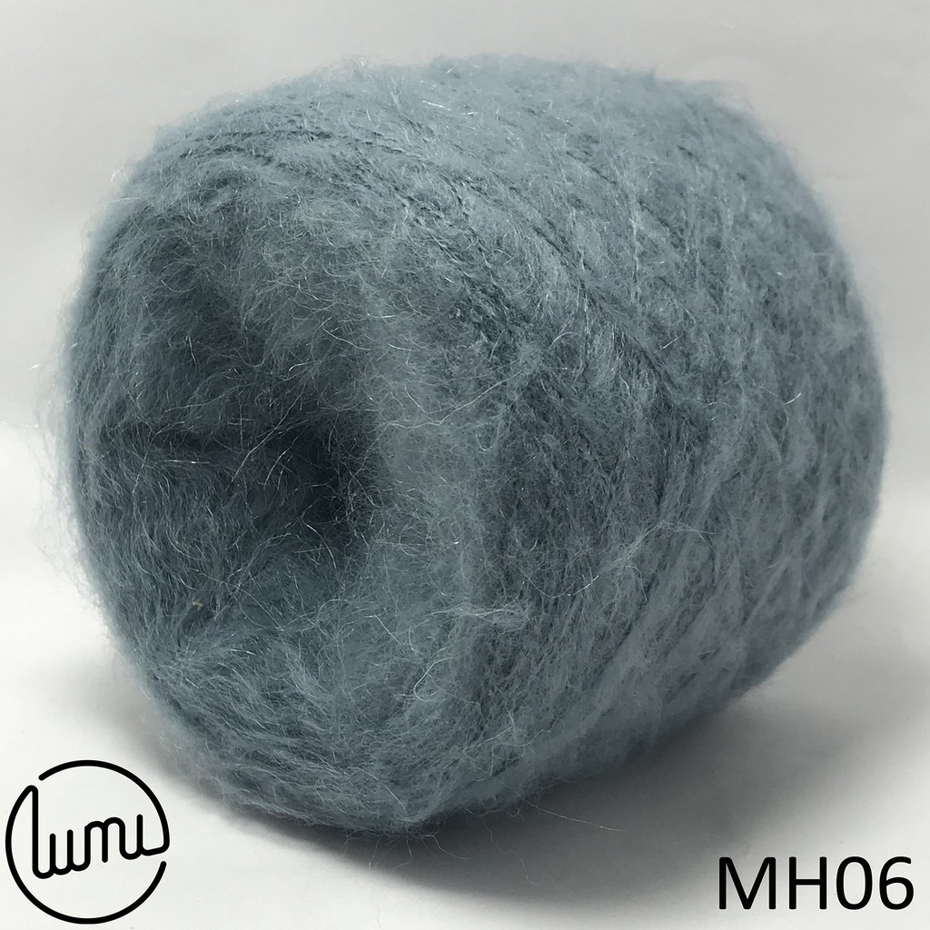 Lumi MH01-MH07 Len Cừu Alpaca Mohair Siêu Phẩm Cho Mùa Đông Đan Móc Áo Khăn 100gr