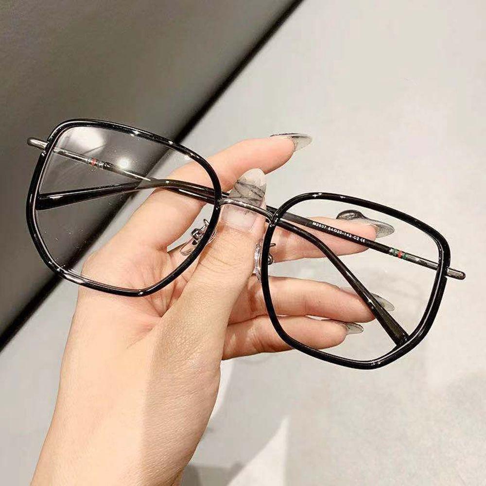 Mắt Kính Gọng Vuông Siêu Nhẹ Chống Ánh Sáng Xanh Thời Trang Phong Cách Hàn Quốc Cho Nam