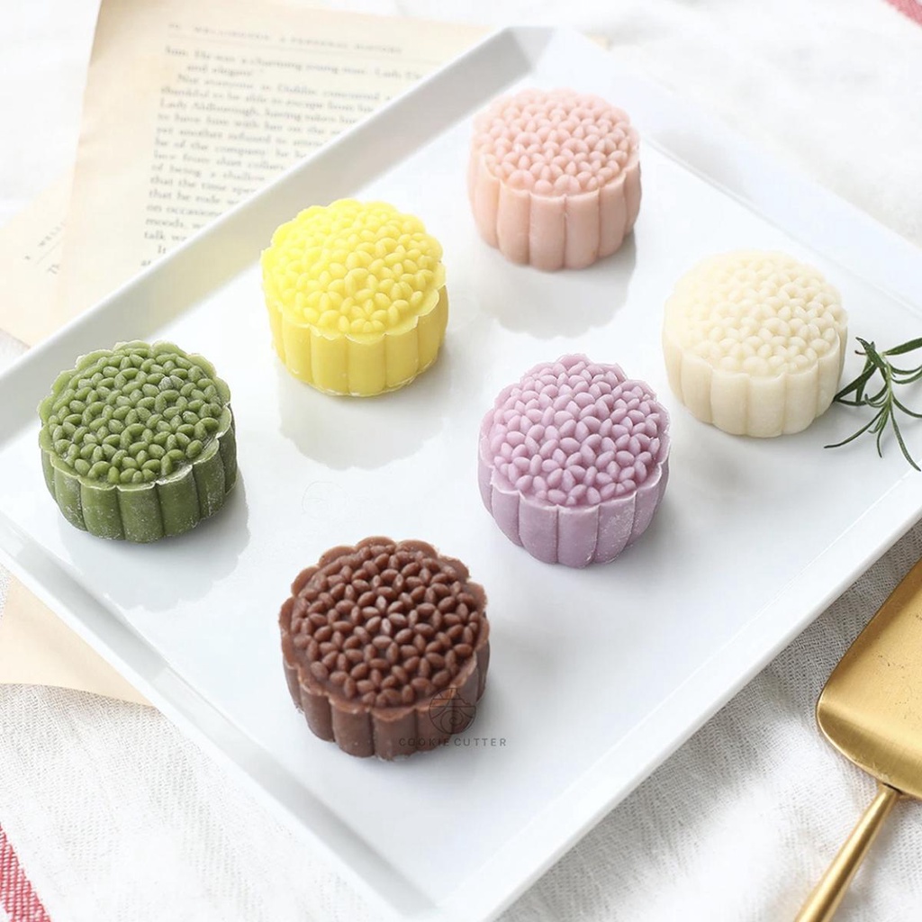 Khuôn Nhấn Tay Tạo Hình Bánh Trung Thu Ma 'Amoul