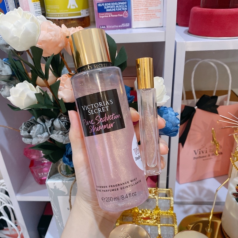 Combo 3 chai Xịt Toàn Thân Có Nhũ BodyMist Victoria's Secret 10