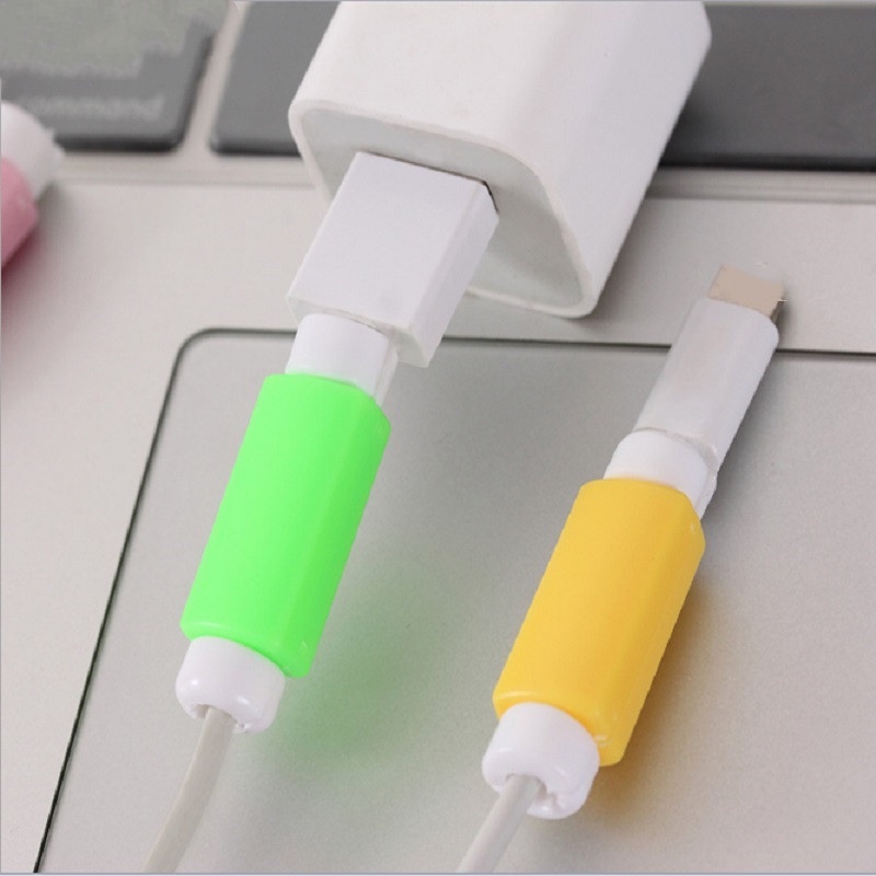 Set 3 đầu bọc bảo vệ dây cáp sạc USB tiện dụng