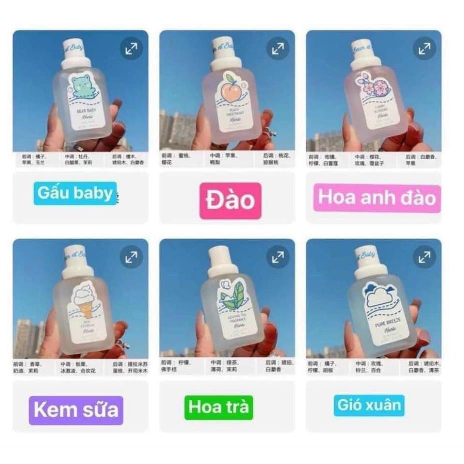 Nước hoa xịt thơm BEAR BABY trẻ em 50ml chống muỗi đốt