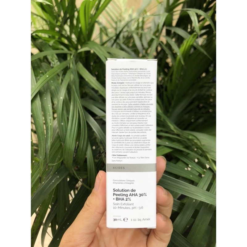 [The Ordinary] Tẩy da chết hoá học, thanh tẩy da AHA 30%+BHA 2% Peeling