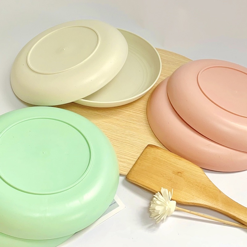 [FLASH SALE 9K] Đĩa Lúa Mạch, Dĩa Lúa Mạch Đa Năng Chât Kiểu Dáng Đẹp Thân Thiện Với Môi Trường