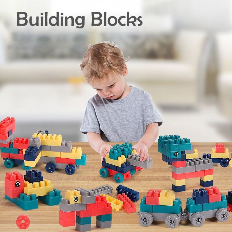 Bộ 100 Đồ Chơi LEGO Xếp Hình Cho Bé 3 Tuổi