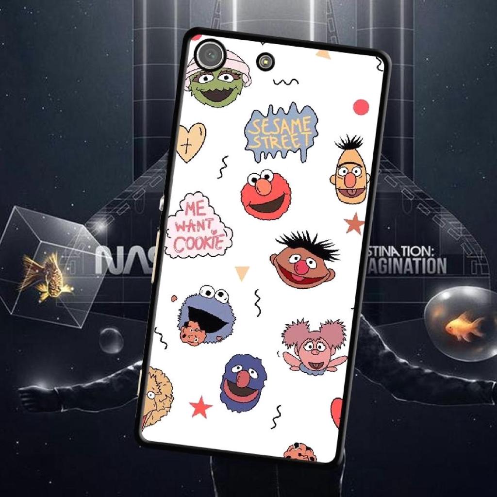 Ốp điện thoại họa tiết hoạt hình Sesame xinh xắn cho Sony Xperia X XA XZ2 Z5 Z2 Z3 XZ3
