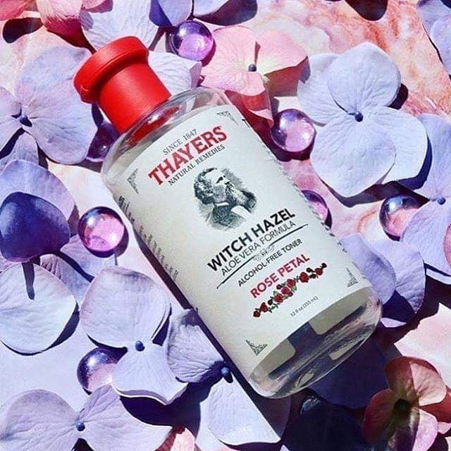 Nước hoa hồng không cồn Thayer hương hoa hồng - Toner Thayers Rose Petal 355ml