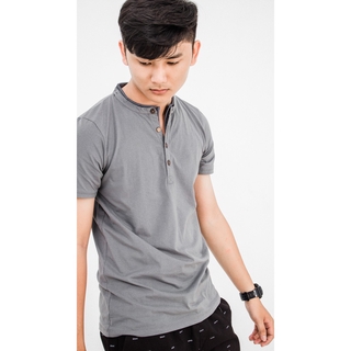 Áo thun nam cổ trụ