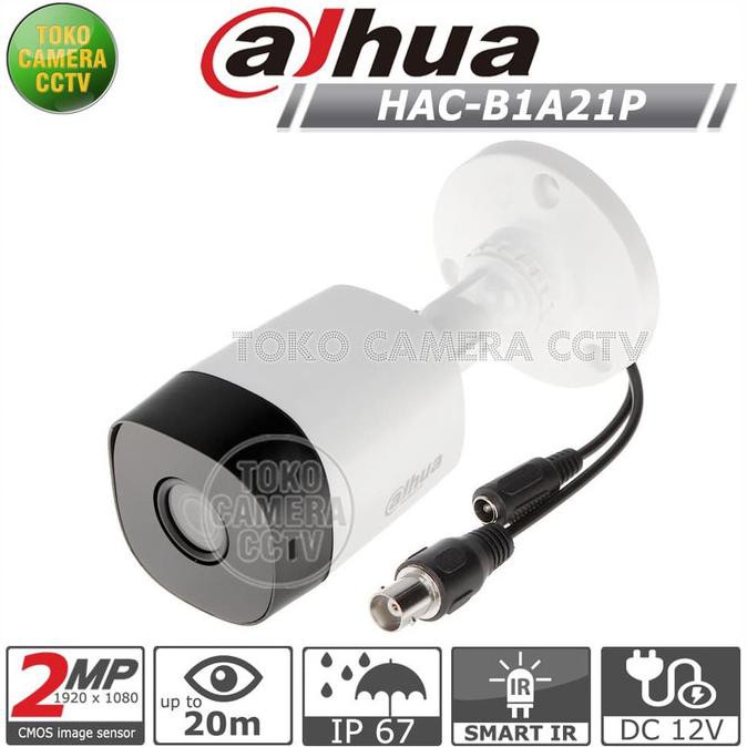 DAHUA Camera An Ninh Ngoài Trời 2mp Hac-B1A21 Hdcvi Cctv