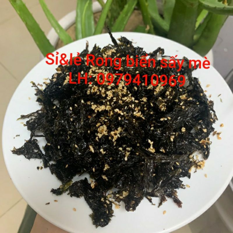 {1kg hút chân không} Rong Biển Sấy Mè Tuệ Tâm ⭐️ Rong Biển Ăn Liền. Rong Biển Trộn Cơm. Rong Biển Sấy Giòn