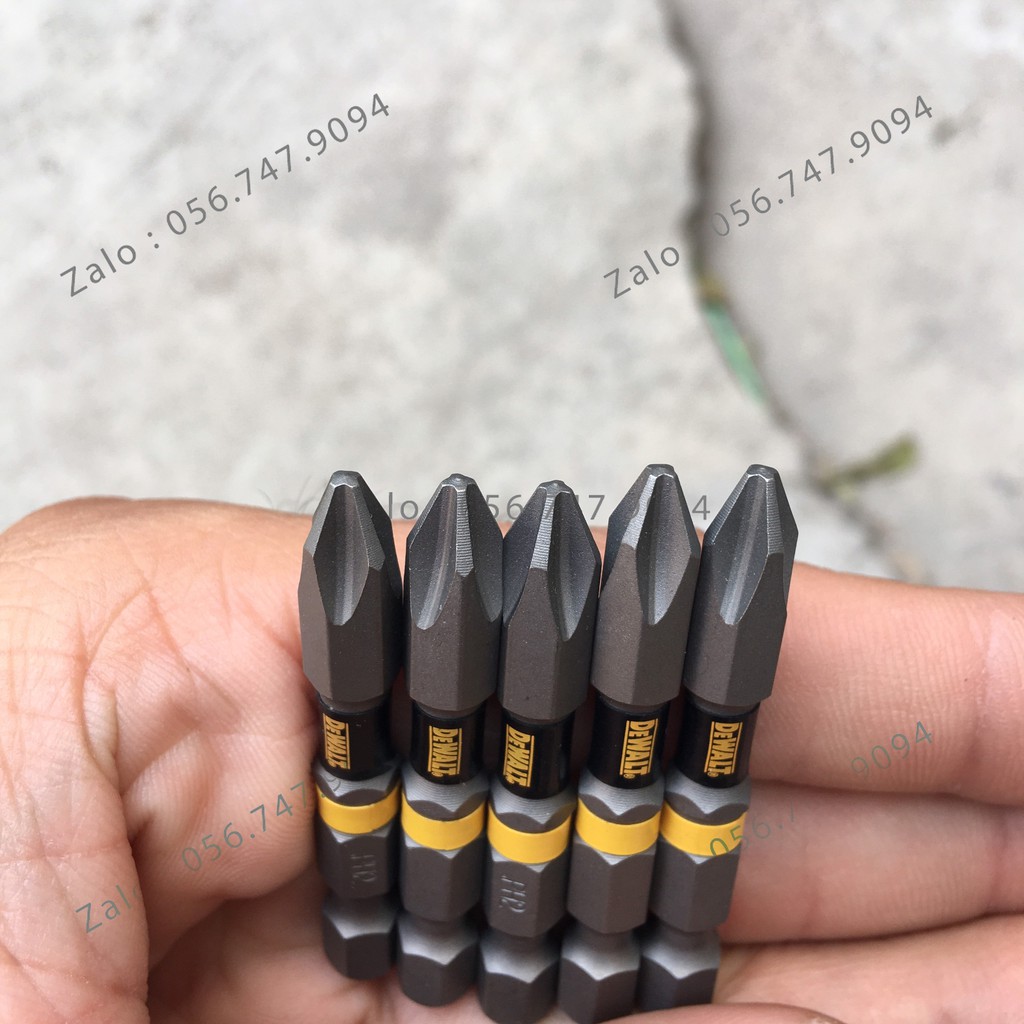 Mũi Vít Bake DEWALT PH2 Dài 50mm Xám - Loại Mới