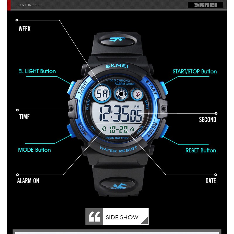 Đồng Hồ Điện Tử Đa Năng Chống Thấm Nước Cho Bé | BigBuy360 - bigbuy360.vn