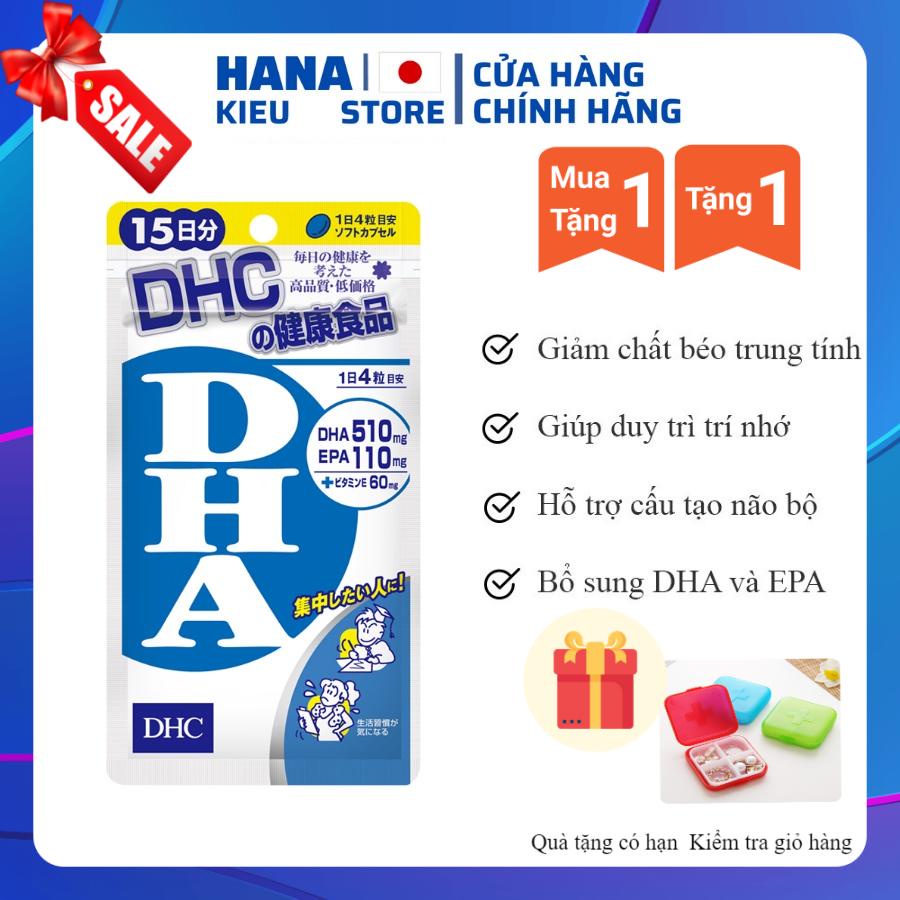 Viên Uống Bổ Não DHC Nhật Bản Bổ Sung DHA 15 Ngày