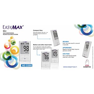 Máy đo đường huyết EasyMax Mini