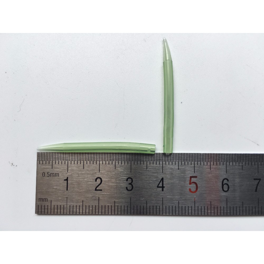 Set 50 phụ kiện nối móc câu cá chống rối màu nâu nhạt 37mm 54mm