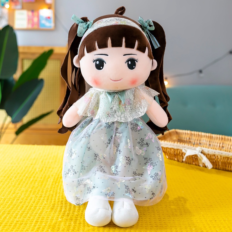 Gấu Bông - Búp Bê Tóc Xoăn Cho Bé Kích Thước 45cm Và 60cm
