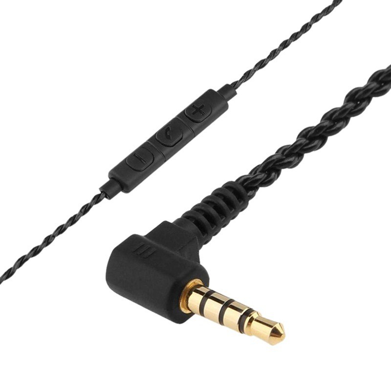 Dây Cáp Bằng Đồng 3.5mm Kèm Mic Mmcx / 2pin / Ie80 / Im / A2Dc