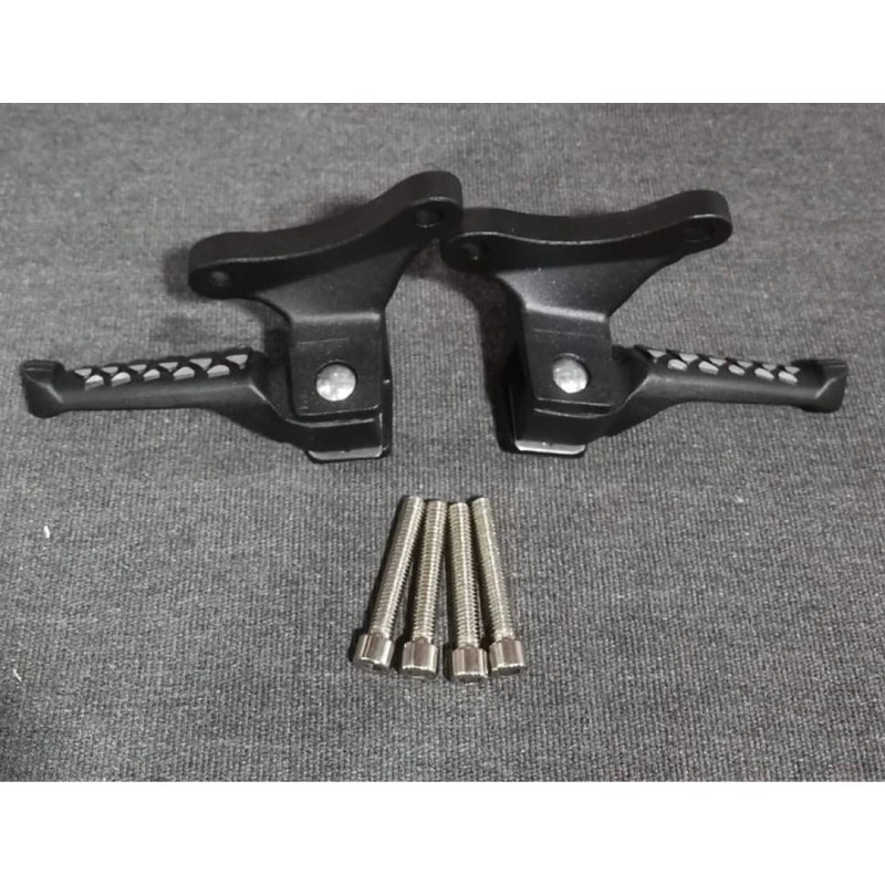 Gác chân nhôm lắp Exciter 150, Winner V1 gác chân sau Ex150 kiểu Mãlai