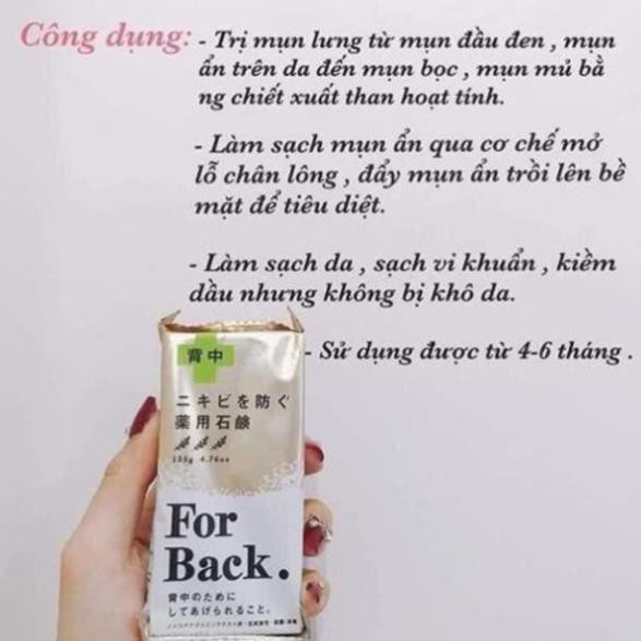 Xà phòng tắm Pelican For Back Giảm Mụn Lưng hàng Nhật nội địa MANEKI