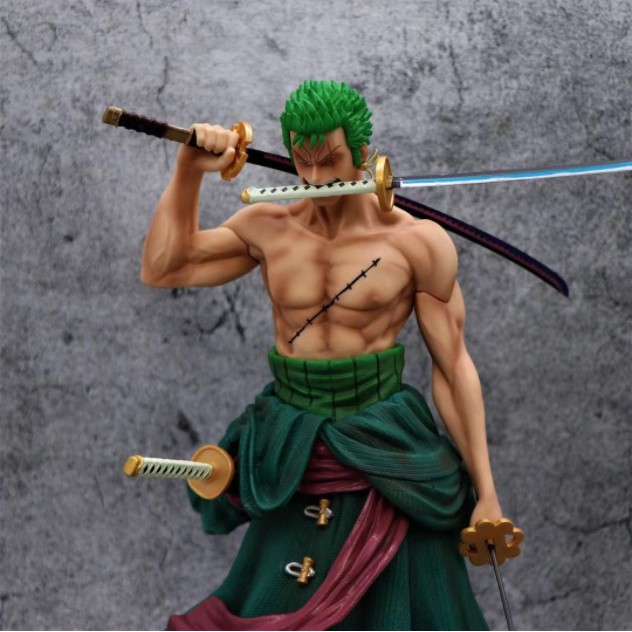 [Giảm Giá Shop Mới] Mô Hình One Piece Roronoa Zoro Cao 31cm Siêu Đẹp - Mô Hình Trang Trí One Piece Figure