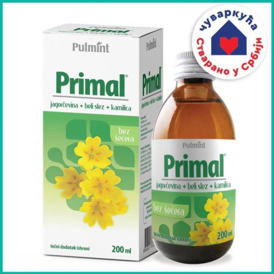 Siro Giảm Ho Không Đường Primal Syrup - Phù Hợp Với Người Tiểu Đường 150gr