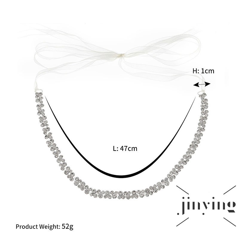 GETNOIVAS Thắt lưng đính đá nhân tạo phong cách sang trọng cho cô dâu