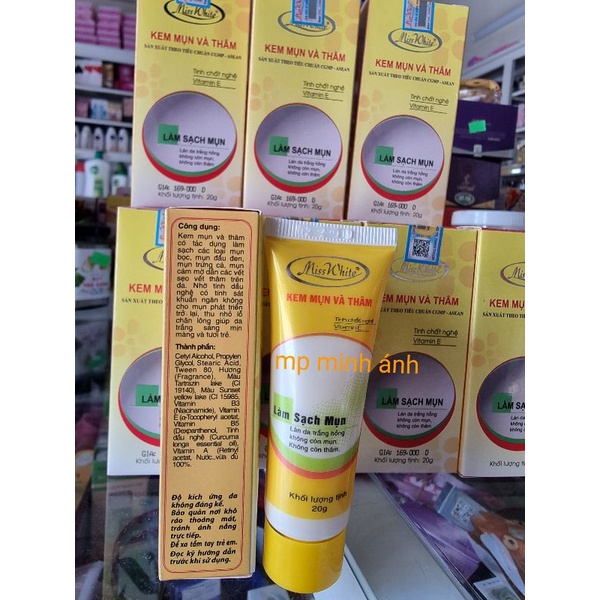 kem mụn và thâm misswhite 20gr ( chuẩn cty )
