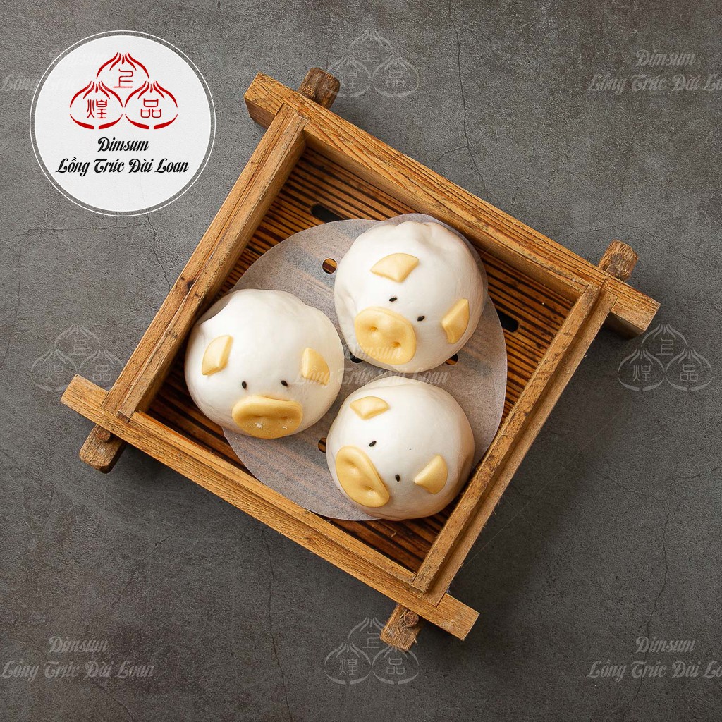 Bánh Bao Trứng Bơ Sữa - Dimsum Lồng Trúc Đài Loan
