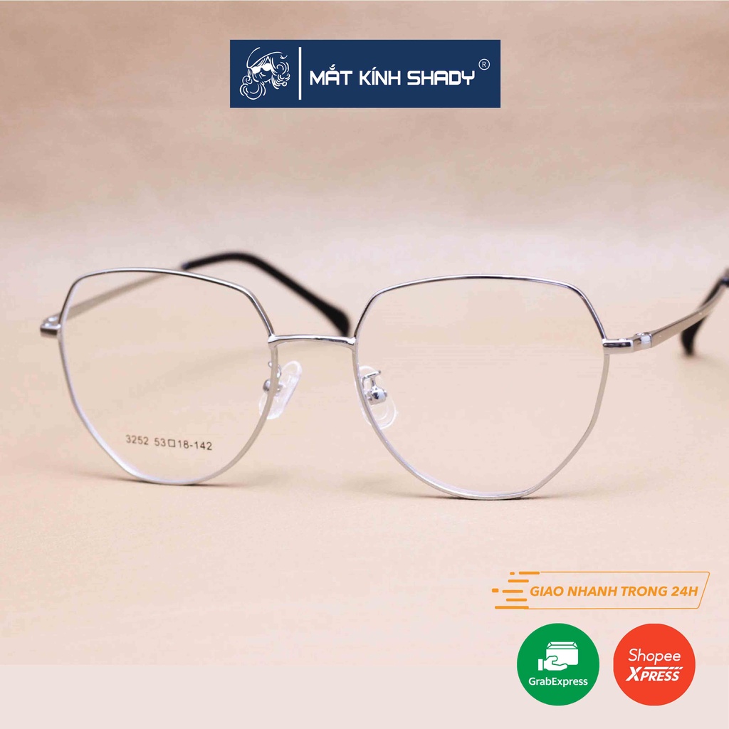 Gọng Kính Cận Hợp Kim Shady Unisex G1520 (Nhiều Màu)