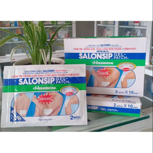 SALONSIP GEL PATCH ( 2 MIẾNG/TÚI ZIP )