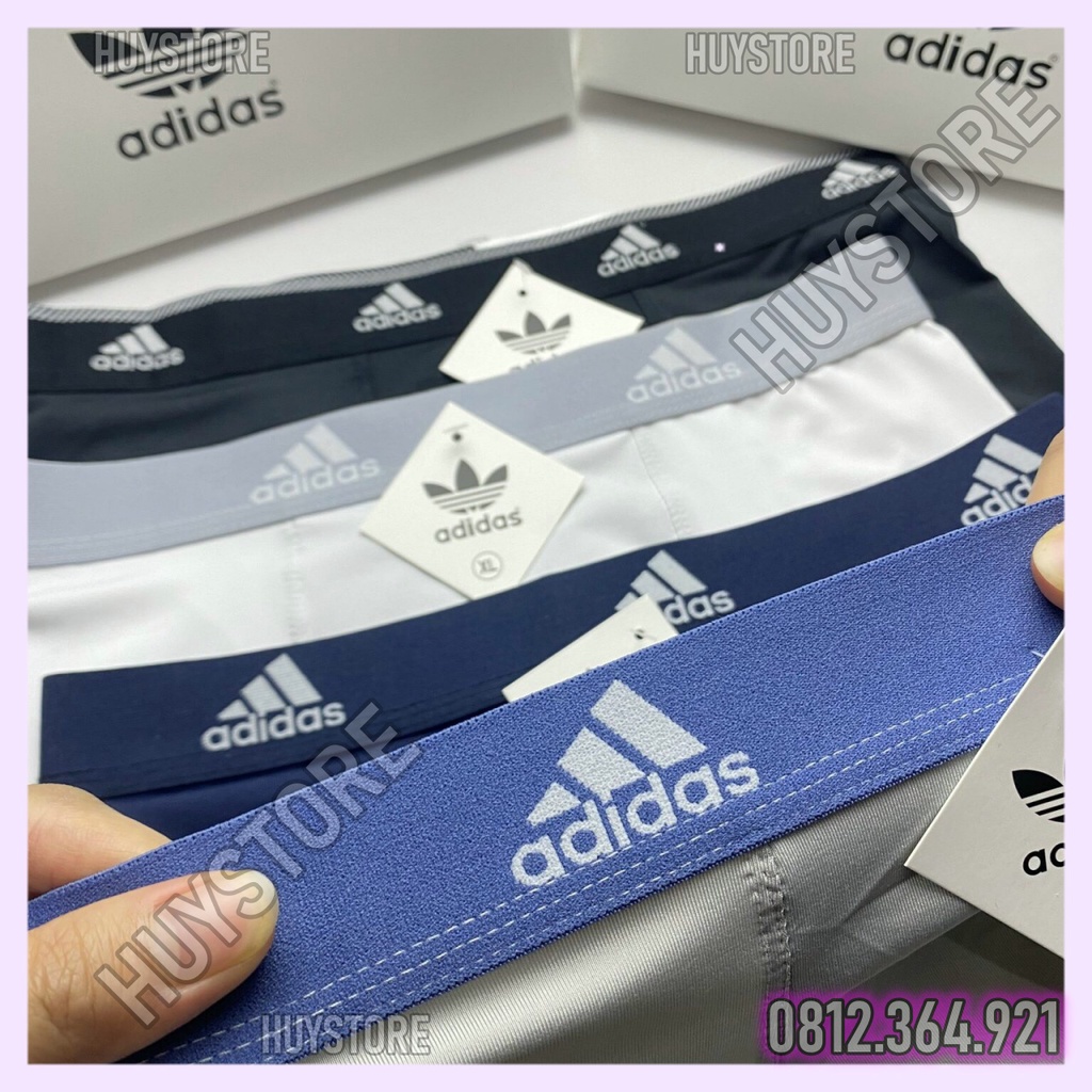 {Hộp 5 quần} sịp đùi nam ADIDAS  đủ màu, đủ size chất vải thun lạnh, thoáng mát, thấm hút mồ hôi,thoáng khí,dễ vận động