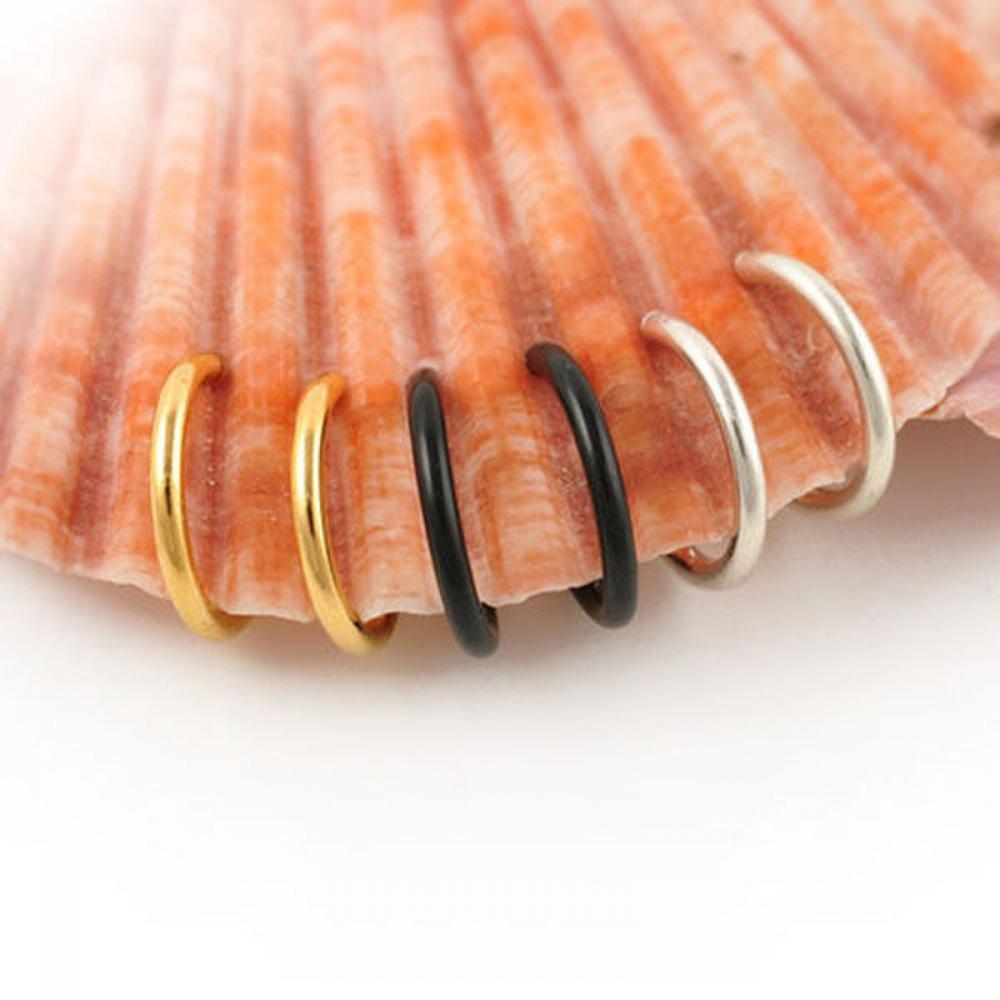 Set 1 đôi khuyên mũi 3 màu tuỳ chọn thời trang