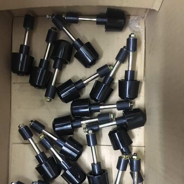 Gù chống rung đầu xe , gù trang trí xe máy , gù chống rung , đầm chắc xe máy màu đen gù sắt sơn tĩnh điện 500gr