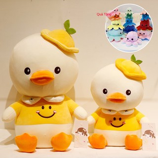 □❦☎> Mùa xuân Tour Duck Plush Doll Toy Dễ thương Wear Cap Vịt Big Gối Cô gái Net Red Bed