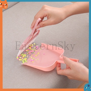 Bộ hai mảnh chổi nhỏ để bàn Mini gia dụng có sẵn kèm khăn lau bụi