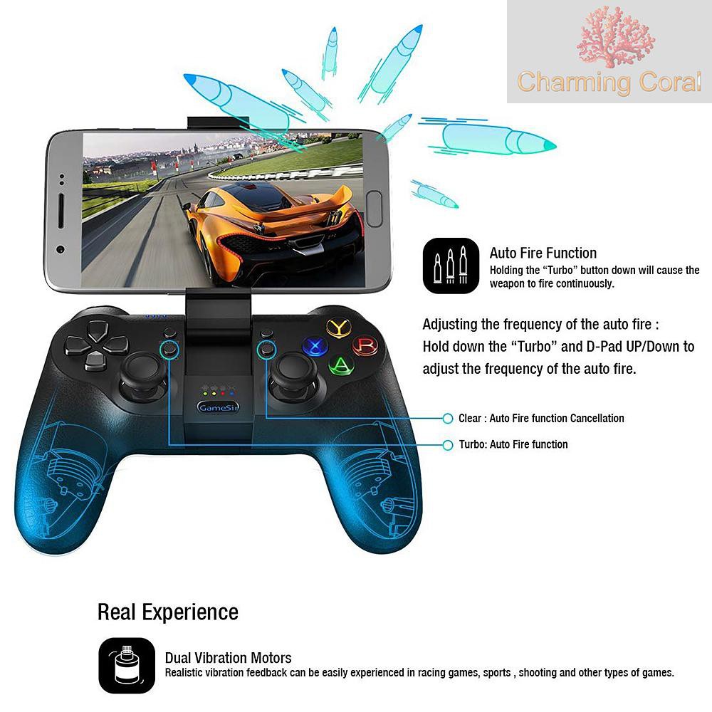 Tay Cầm Điều Khiển Chơi Game Không Dây 2.4g Cho Dji Tello Drone Smartphone Tablet Pc Windows Steam Tv Box Ps3