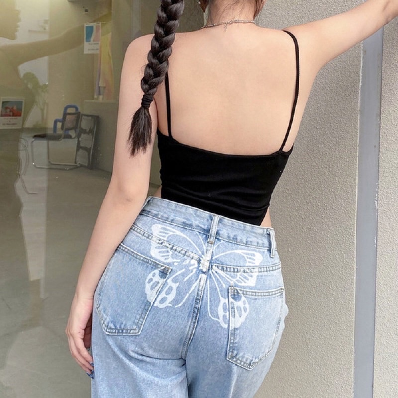 Áo bodysuit nữ 2 dây sexy, cột dây ngang, khoét eo cao, áo liền thân gợi cảm, áo kiểu thời trang, chất thun thoáng mát