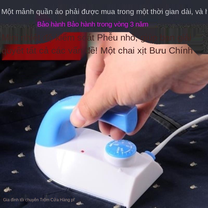 Trang chủ Bàn ủi điện mini điều chỉnh nhiệt công suất thấp cho ký túc xá sinh viên không có nước Máy du lịch cầm